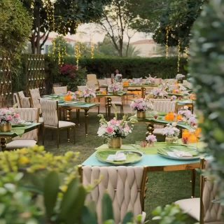 Home Garden Transformation by Design Boulevard. 

We crafted a stunning event for 40 close friends coming together to celebrate the year's end with dining and conversation in a beautifully transformed home garden. Our focus was on creating an inviting layout that encouraged connection, complemented by decor that enhanced the visual appeal of the space.

Working with us ensures your event space is thoughtfully designed, going beyond just furniture and decor to create an unforgettable experience.

Proudly presenting this signature event design
for Mr. Krishnan at his private residence in
Jumeirah Island.

Content by @dbcinematic

#HomeEvents #DubaiEvents #GardenParty #LuxuryDecor #designboulevarddxb